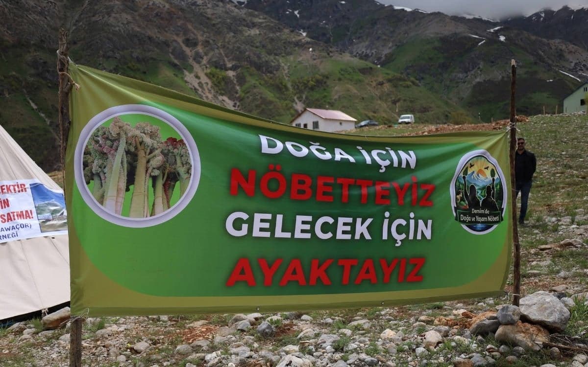 Ovacık'ta bir ay sürecek yaşam nöbeti